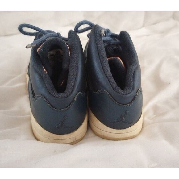 Nike Air Jordan 5 Retro Toddler Shoes Sz 10C Obsidian-Metallic Bronze 440890-416 - Picture 5 of 7